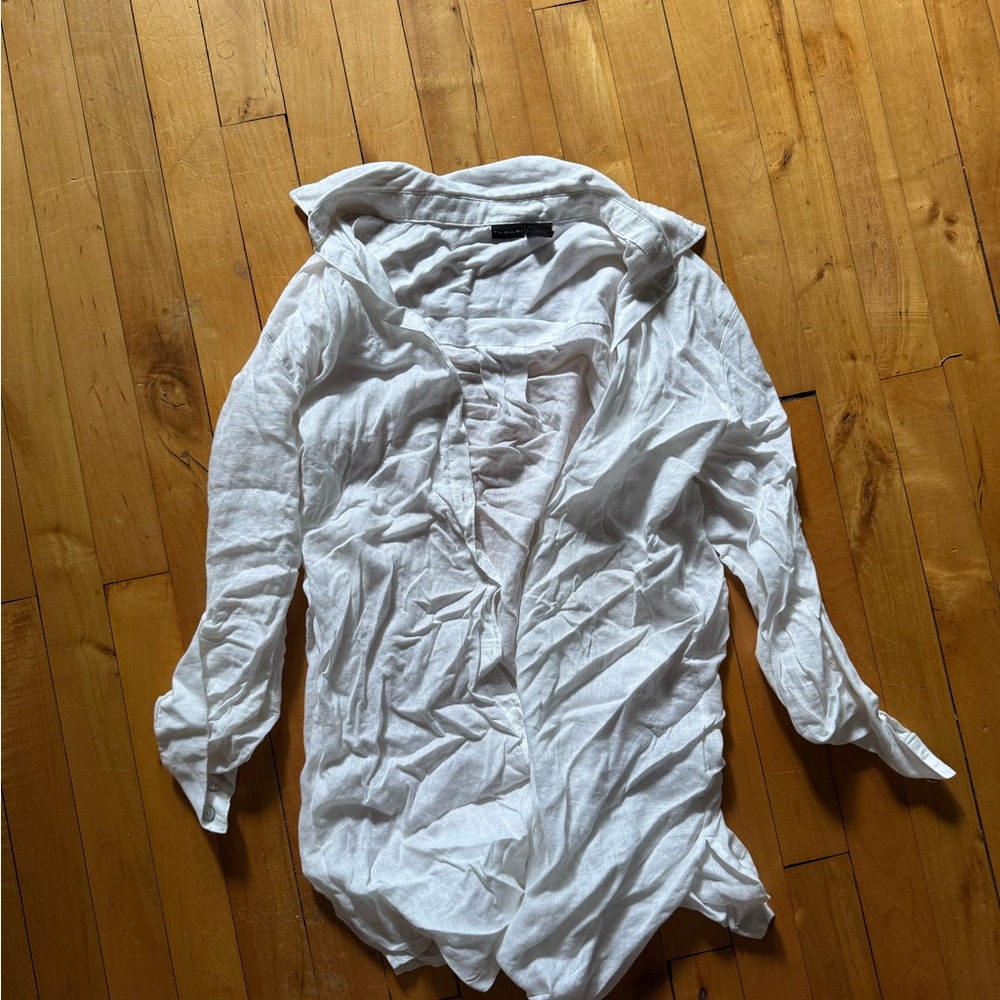 White button down